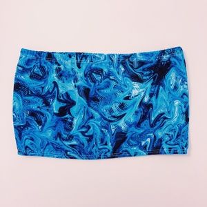 RAVEAFTERRAVE Wonky Waves Tube Top